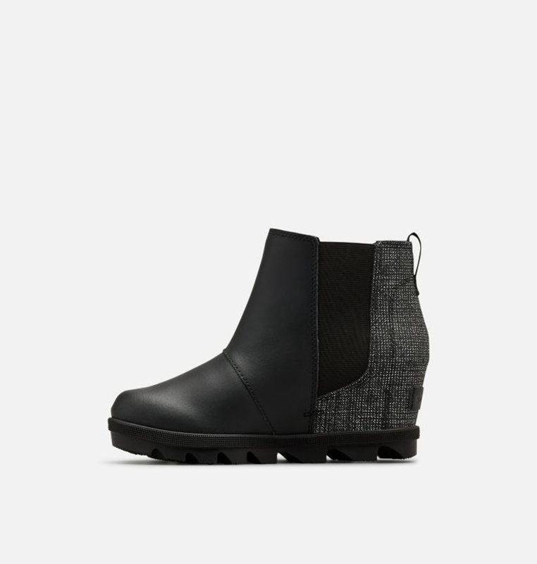 Sorel Barn Wedges Svarta - Youth Joan Of Arctic™ Ii Chelsea Bootie - XMW-250867